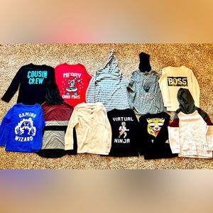 Boys size 7/8 long sleeve shirts